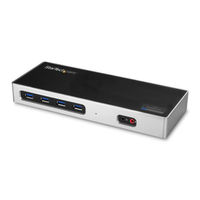 USBハブ USB-C/USB-A接続ドッキングステーション デュアル4Kモニター対応 DK30A2DH 1個 スターテック