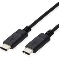 USBケーブル 2.0 タイプC USB-C PS5対応 PD対応 コントローラー充電 黒 GM-U2CCC エレコム