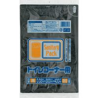 ワタナベ工業 トイレコーナー用　黒LLD　1袋20枚 MT-30 1セット(40個入)（取寄品）