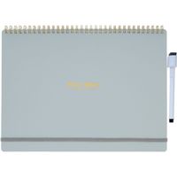 学研ステイフル ホワイトボードノート Write White A4サイズ グレー D15042 3冊（直送品）