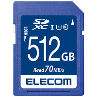 SDカード 512GB 高速データ転送 読み出し エレコム
