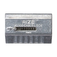 ニッサチェイン（NISSA CHAIN） ニッサチェイン リーズロック 1.5～2.0mm用 （1個＝1PK） Y-291 320-4171　2個（わけあり品）