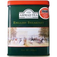 世界美食探究 AHMAD TEA イングリッシュブレックファースト（リーフティー） 200ｇ （直送品）