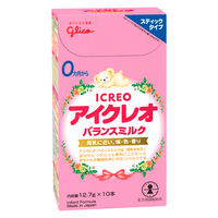 【0ヶ月から】アイクレオのバランスミルク スティックタイプ 12.7g×10本 アイクレオ　粉ミルク