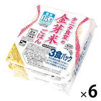 タニタ食堂の金芽米ごはん（国内産） 160g×3食パック　6セット　計18食　東洋ライス  パックごはん　包装米飯