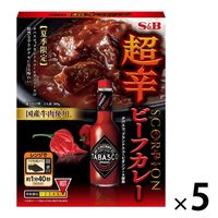 エスビー食品 S&B 【期間限定】超辛スコーピオンビーフカレー 1セット（5個） レンジ対応
