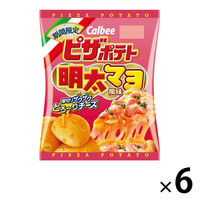 カルビー ピザポテト 明太マヨ風味 60g 6袋 ポテトチップス スナック菓子