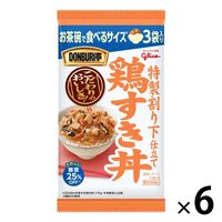 江崎グリコ DONBURI亭お茶碗サイズ3食 鶏すき丼 1セット（6個）