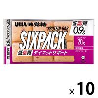 UHA味覚糖 SIXPACKプロテインバー クランベリー　10個