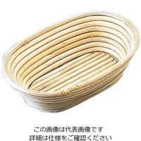 萬洋 Murano（ムラノ）籐製醗酵カゴ 小判型 大 1個 62-6576-02（直送品）
