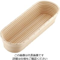 萬洋 Murano（ムラノ）籐製醗酵カゴ 小判型 ロング 1個 62-6576-04（直送品）