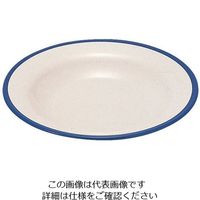 遠藤商事 二色カレー皿 SW-127 ブルー/内ストーン 1枚 62-6858-47（直送品）