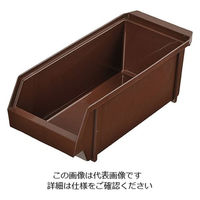 石川樹脂工業（Ishikawa jyushi） オーガナイザーボックス ダークブラウン 1個 63-1425-88（直送品）