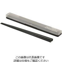 パール金属 ホームレーベル 箸（ケース付） ブラック D-447 1個 63-2750-07（直送品）