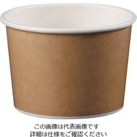 遠藤商事 アイス＆スープカップ 8オンス 50個入 クラフト 1セット（50個） 63-5700-31（直送品）