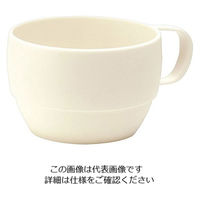 イノマタ化学 レンジスープカップ アイボリー 1個 63-5718-45（直送品）