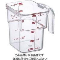 山崎実業（YAMAZAKI） 段々米計量カップ レッド 1個 64-4186-22（直送品）