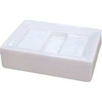 センコー ホワイトキューブ 陶器製 ソープディッシュ ホワイト MAK 1個（直送品）