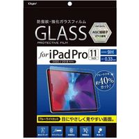 ナカバヤシ iPadPro 11インチ用 液晶保護ガラスフィルム ( 光沢ブルーライトカット ) TBF-IPP201GKBC 1個（直送品）