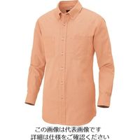 アイトス（AITOZ） アイトス 長袖ボタンダウンシャツ（コードレーン）（男女兼用） オレンジ L 50401-163-L 143-9705（直送品）