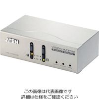 ATEN（エーテン） ATEN マトリックスビデオ切替器 VGA/2入力/2出力/オーディオ VS0202 1台 115-2248（直送品）