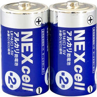 ネクセル アルカリ電池　単２　２００個 TANNI 1セット（直送品）