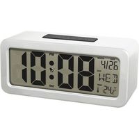 誠時 デジタル置き時計　クロル LCD-007WH 1個（直送品）