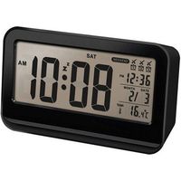 誠時 デジタル置き時計　シーザ LS-016BK 1個（直送品）