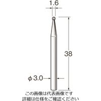 日本精密機械工作（Leutor） リューター チタンアルミナコーティング超硬カッター K8001 1袋 168-4470（直送品）