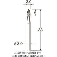 日本精密機械工作（Leutor） リューター チタンアルミナコーティング超硬カッター K8012 1袋 168-4412（直送品）