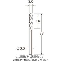 日本精密機械工作（Leutor） リューター 軽合金用超硬カッター K7215 1袋 168-4460（直送品）