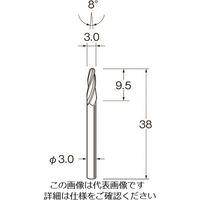 日本精密機械工作（Leutor） リューター 軽合金用超硬カッター K7223 1袋 168-4430（直送品）