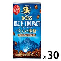 【缶コーヒー】サントリー BOSS（ボス）ブルーインパクト 185g 1箱（30缶入）
