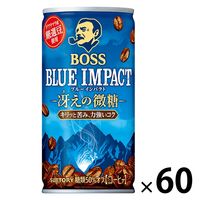 【缶コーヒー】サントリー BOSS（ボス）ブルーインパクト 185g 1セット（60缶）