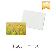 ベストグルメ〜銘柄米〜 RICE SELECTION カード型ギフトカタログ 10冊セット 【簡易包装・手提げ袋付き】（直送品）