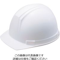 谷沢製作所 タニザワ ABS製ヘルメット（前ひさし・溝付型）EPA付 白 0169-JZ-W1-J 1セット（10個） 117-6357（直送品）