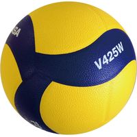 ミカサ バレーボール 練習球 4号（中学生・婦人用） 黄／青 V425W 2個（直送品）