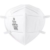 セーフラン安全用品 N95マスク DTC3X 使い捨て不織布マスク 20枚 DS002 1箱（20枚入）（直送品）