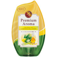 エステー お部屋の消臭力　Premium　Aroma　レモングラス＆レモン 128457 400ML×6点（直送品）