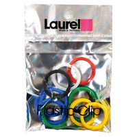 アックスコーポレーション Laurel プラスチックキーリング 10個入 A-LC12 10袋（直送品）