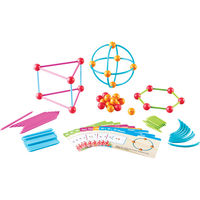 Learning Resources　挿して繋げて！2D＆3Dを作ろう！　00259855　1セット（取寄品）