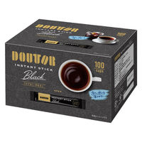 【スティックコーヒー】ドトールコーヒー インスタントスティック ブラック 1箱（100本入）