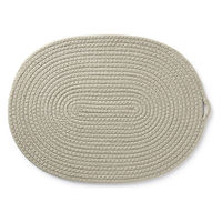 無印良品 インド綿ロープ マット L カーキグリーン 約31×24cm 良品計画