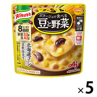 味の素 クノール ポタージュで食べる豆と野菜 北海道コーン 豆乳仕立て 1セット（5個）