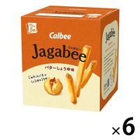 Jagabee バターしょうゆ味 80g 6箱 カルビー スナック菓子