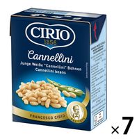 素材缶詰 カンネッリーニ 白いんげん豆 水煮 380g 1セット（7個） チリオ