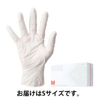 川西工業 使い切りニトリル手袋 クイックフィット 粉なし ホワイト 1箱（250枚入）