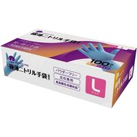 WEトレーディングジャパン 極薄 ニトリル手袋（混合）Lサイズ　1箱（100枚） TN-002L（取寄品）