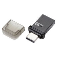 エレコム USBメモリ 64GB USB3.0 USB-A / USB-C 両対応 MF-CAU3164GBK 1個
