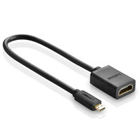 UGREEN HDMI （オス） to HDMI （メス） アダプターケーブル 22cm
